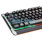 Клавиатура Oklick 717G Black Death проводная, USB Type-A, чёрный/серый