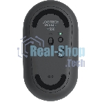 Мышь беспроводная Logitech Pebble M350 графитовый, 1000 dpi, радиоканал, Bluetooth, USB, кнопки - 3