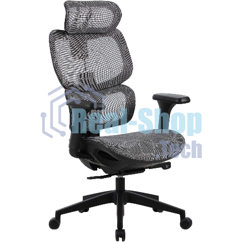 Кресло Cactus CS-MC555-GY черный, сетка