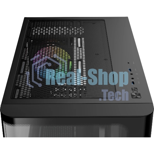 Компьютерный корпус Ocypus Iota C70 BK Curve ARGB Digital (Iota-C70-BKD400CD-GL)