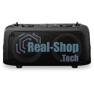 Колонка портативная Hyundai H-PS1030 черный/черный 40 Вт 2.0 BT 10м 3600mAh