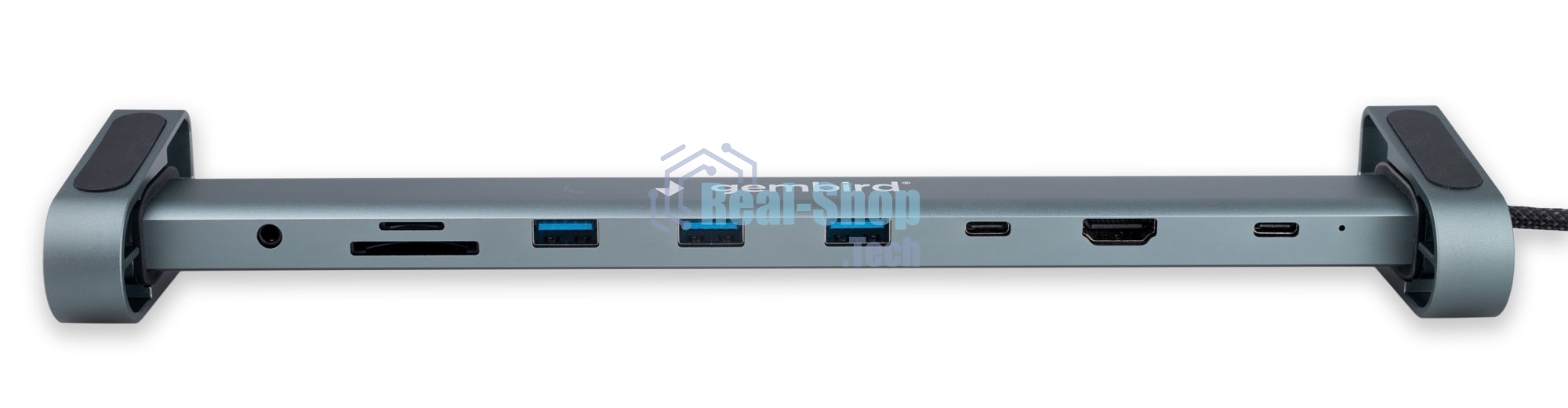 Док-станция Gembird UHB-D5, USB Type-C, 3xUSB 3.1, Type-C PD87W, Jack 3.5, SD/TF, HDMI, RJ45, USB Type-C, USB