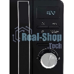 Микроволновая печь Gorenje MO20S4BC черный, 20 л, 700 Вт, переключатели - кнопки, поворотный механизм