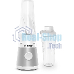 Блендер стационарный Bosch MMB2111T серебристый, 450 Вт, 1 скорость