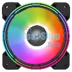 Вентилятор для корпуса Alseye Halo 4.0-B kit (3шт.) черный, 120 мм, 1300 об/мин, 24.8 дБ, 4 pin