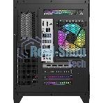 Компьютерный корпус AeroCool/Formula Crystal Z6M Floe черный без БП mATX 4x120мм 2xUSB3.0 audio bott PSU