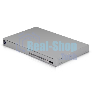 Ubiquiti UniFi Switch Pro XG 10 PoE PoE-коммутатор в стойку, 10х 10G RJ45, 2х 10G SFP+, раздача 400 Вт