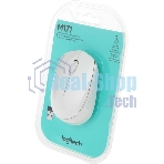 Мышь беспроводная Logitech M171 белый, 1000 dpi, радиоканал, USB, кнопки - 3