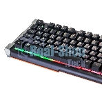 Клавиатура Oklick 717G Black Death проводная, USB Type-A, чёрный/серый