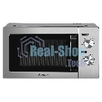 Микроволновая печь Pioneer MW212M серебристый/черный, 20 л, 700 Вт, переключатели - поворотный механизм