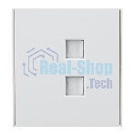 Розетка Kranz STRONG компьютерная двойная RJ45+RJ45 кат6 с/у жемчуг