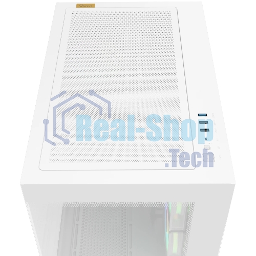 Корпус Ocypus Gamma C54 WH ARGB, Mini-Tower, белый, 3 x 120 мм
