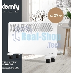 Конвектор электрический Domfy DCW-CH1020 белый, 2000 Вт, 30 м2, термостат