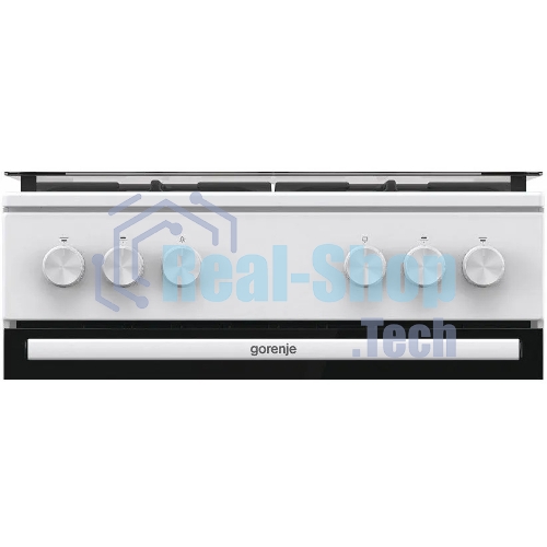 Плита газовая Gorenje GG6A11WF белый, конфорок 4 газовых, духовка 72 л, 60 см x 85 см x 60 см
