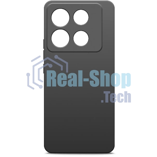 Чехол (клип-кейс) BoraSCO для Infinix Note 40 Silicone Case черный (73182)