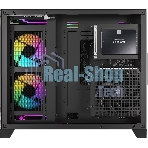 Компьютерный корпус AeroCool/Formula Crystal Z6M Floe черный без БП mATX 4x120мм 2xUSB3.0 audio bott PSU