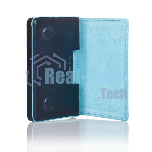 Чехол для визитных карт Piquadro Blue Square PP1263B2/BLU2 синий, натуральная кожа