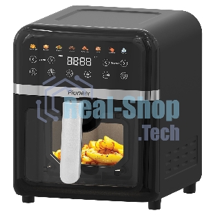 Аэрогриль Pioneer SM520D черный, 1850 Вт, 8 л, сенсор, 8 программ