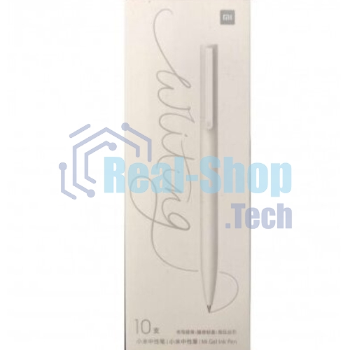 Набор гелевых ручек Xiaomi Mi Gel Pen, MJZXB01WC, черный цвет чернил, 10 шт.