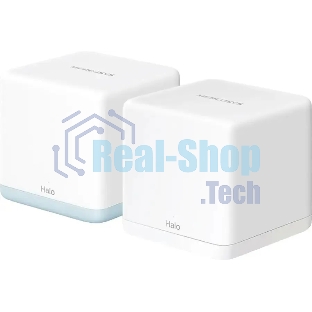 Mesh Wi-Fi система Mercusys Halo H32G(2-pack) AC1200, до 300 Мбит/с на 2,4 ГГц + до 867 Мбит/с на 5 ГГц, комплект 2 шт