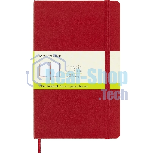 Блокнот Moleskine Classic Large, 240 страниц, красный, нелинованный,