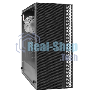 Компьютерный корпус Miditower ExeGate EVO-9211-700NPX (ATX, БП 700NPX с вент. 12см, с окном, 2хUSB+1хUSB3.0, HD аудио, черный, 1 вент. с RGb подсветкой)