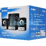 Акустическая система SVEN MS-90 черный (2x2.5W+ сабвуфер 5W, дерево)