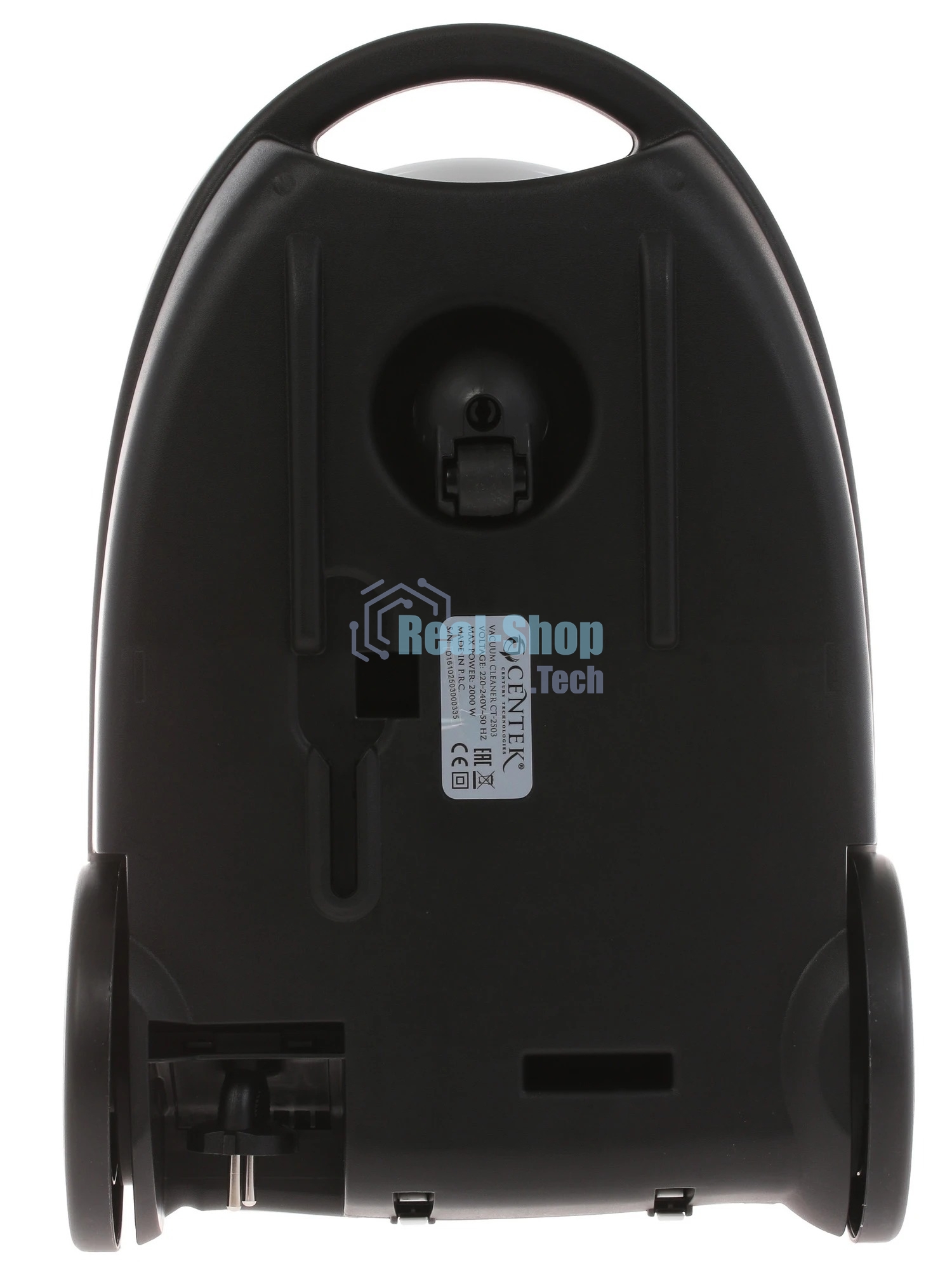 Пылесос Centek CT-2503 белый/оранжевый, 400/2000 Вт, уборка сухая, пылесборник мешок 2.5 л