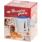Чайник электрический Великие Реки Мая-1 бело-салатовый