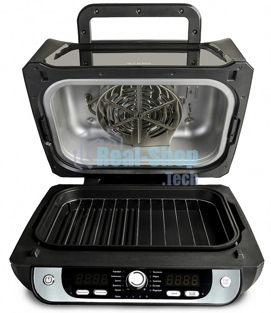 Аэрогриль Steba AG 6000 AirChef черный, 1750 Вт, 10.1 л, кнопки, 11 программ