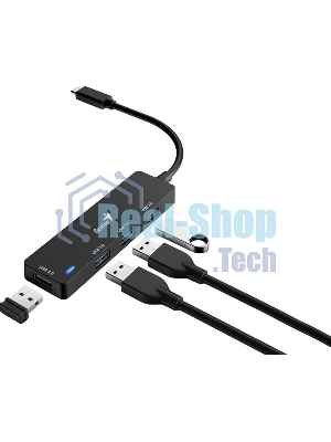 USB-концентратор Genius UH-400, USB Type-C, USB 3.0, USB