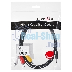 Кабель соединительный 3.5 Jack (M)/3 RCA (M) Telecom