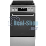 Плита электрическая Maunfeld MEC511CS09TD серебристый, конфорок 4 шт, духовка 59 л, 50 см x 85 см x 60 см
