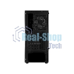 Компьютерный корпус MidTower Aerocool/Formula Quantum-G-BK-v2 черный без Б/п, ATX 3FRGb Fan on front panel