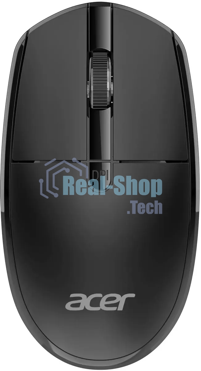 Комплект клавиатура+мышь Acer OCC401 беспроводной, USB, 1600 DPI, чёрный