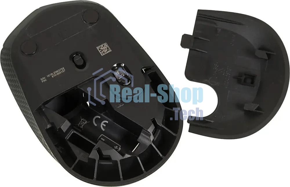 Комплект клавиатура+мышь Logitech MK235 беспроводной, USB, 1000 DPI, серый (заводская гравировка)