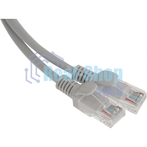 Патч-корд Premier 5-970 1 Гбит/с UTP 4 пары cat.5e CCA molded 2м серый RJ-45 (m)-RJ-45 (m)