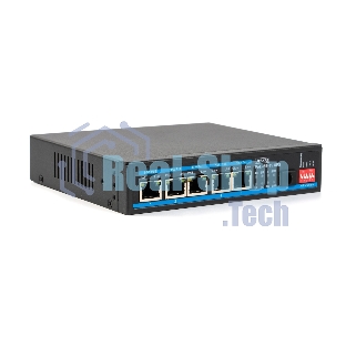 Коммутатор бесперебойный SKAT PoE-5E-1S UPS POE 120Вт порты: 5-Ethernet 1-Uplink