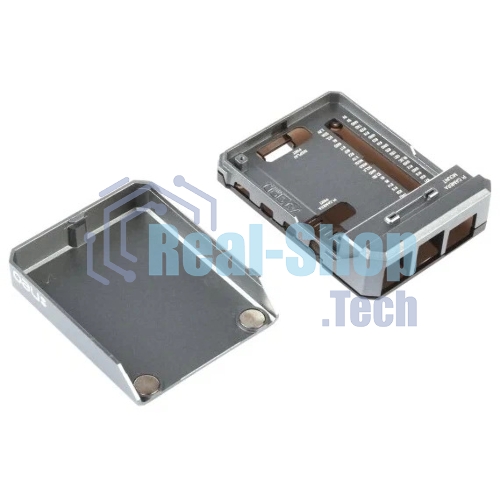 Алюминиевый корпус QUMO Argon NEO для Raspberry Pi 4 с магнитным креплением, grey(RS044)