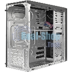Компьютерный корпус Minitower ExeGate EX299309RUS MA-373X-UNS350 (mATX, БП UNS350 с вент. 12см, 2*USB, аудио, черный)