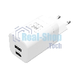 Сетевое зарядное устройство MORE CHOICE NC85i 1USB+1Type-C 3.0A PD 20W+QC3.0 для Lightning 8-pin Type-C, белый