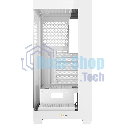 Компьютерный корпус Case Ocypus Gamma C72 WH ATX/win/white/no PSU/Tempered Glass