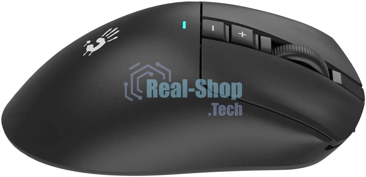 Мышь беспроводная A4Tech Bloody R73 Ultra черный оптическая 20000dpi беспров. USB-C 7but (R73 ULTRA BLACK)