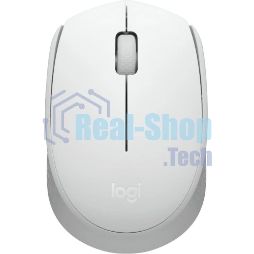 Мышь беспроводная Logitech M171 белый, 1000 dpi, радиоканал, USB, кнопки - 3