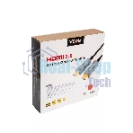 Активный оптический кабель HDMI 19M/M,ver. 2.0, 4K@60 Hz 20m VCOM