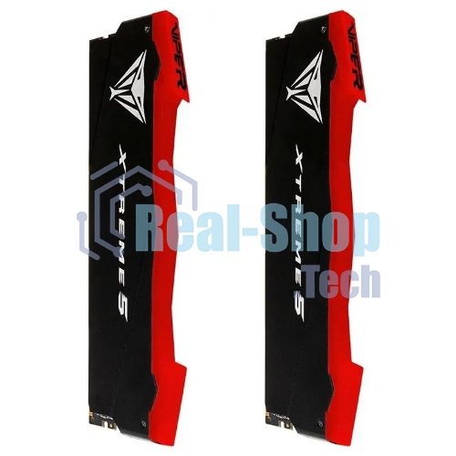 Оперативная память Patriot Viper Xtreme 5, DDR5, 32GB (2x16GB), 8200MHz, CL38, DIMM, с радиаторами, черный