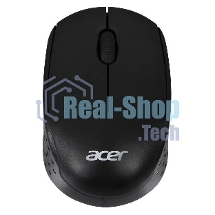 Мышь беспроводная Acer OMR020 черный, 1200 dpi, радиоканал, USB, кнопки - 3