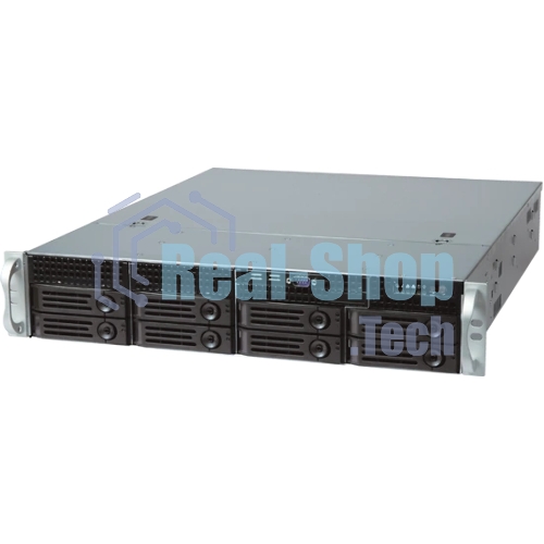 Серверный корпус 2U chassis; ATX CS-R25-42P, Micro-ATX, Mini-ITX MBs; 8-port 12 Gbps SAS/SATA to SAS BP; 8 x 3.5'' hsb + 2 x 3.5