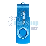 Флешка USB Smartbuy Twist Blue (SB064 Gb2TWB), 64Mb, USB 2.0, R/W 20/10, синий