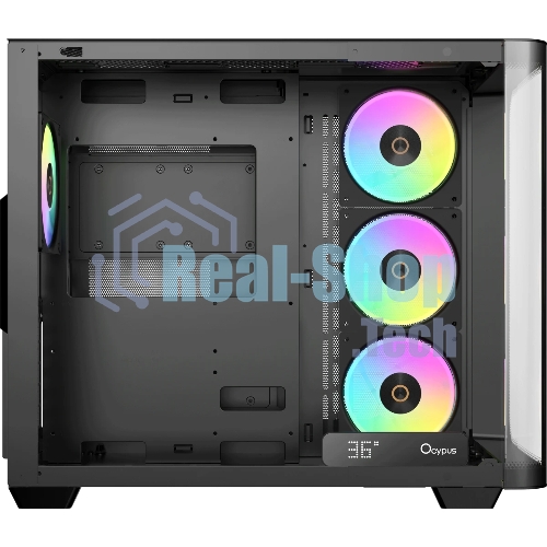 Компьютерный корпус Ocypus Iota C70 BK Curve ARGB Digital (Iota-C70-BKD400CD-GL)